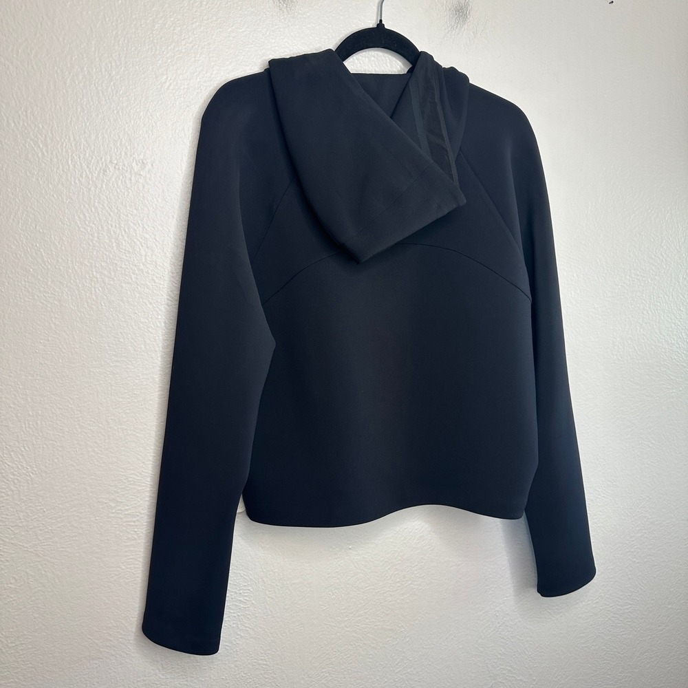 Lululemon Tech Lux Pullover Black Cropped Hoodie LW3ARNS Size 12 NWT - Picture 8 of 10